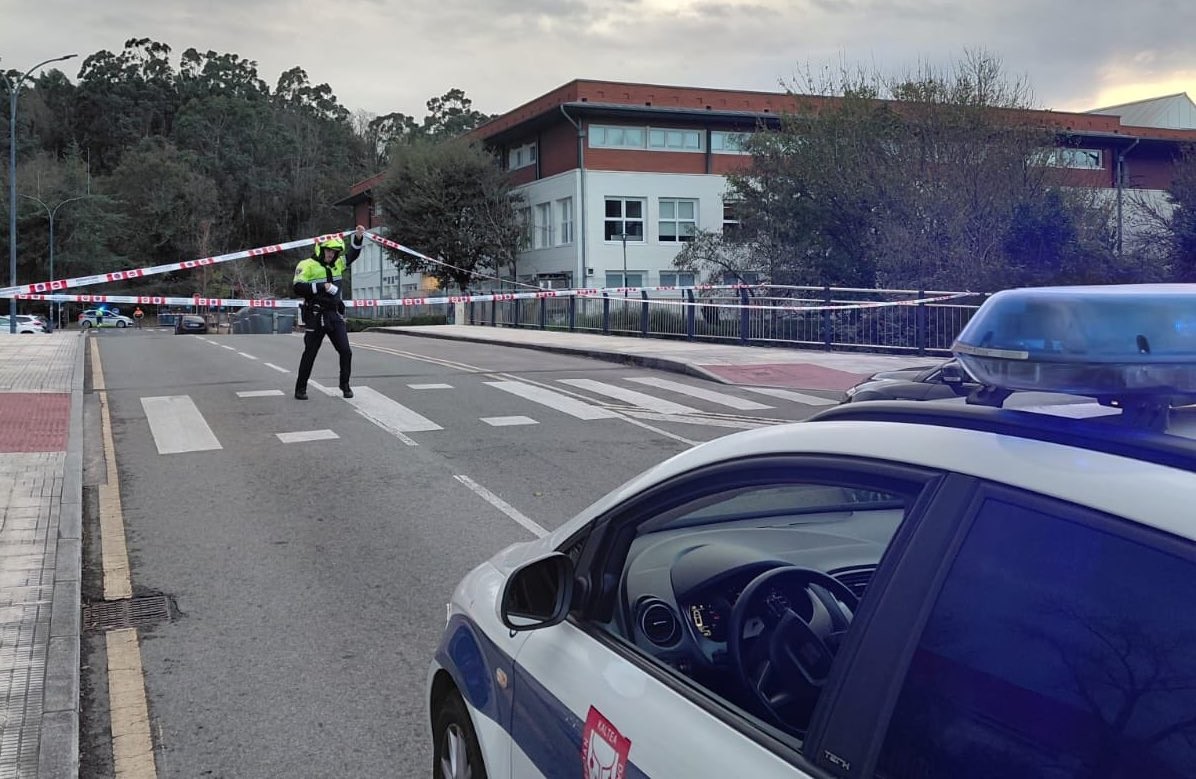 Gas-ihes bat izan da Faduran, obra batzuen ondorioz