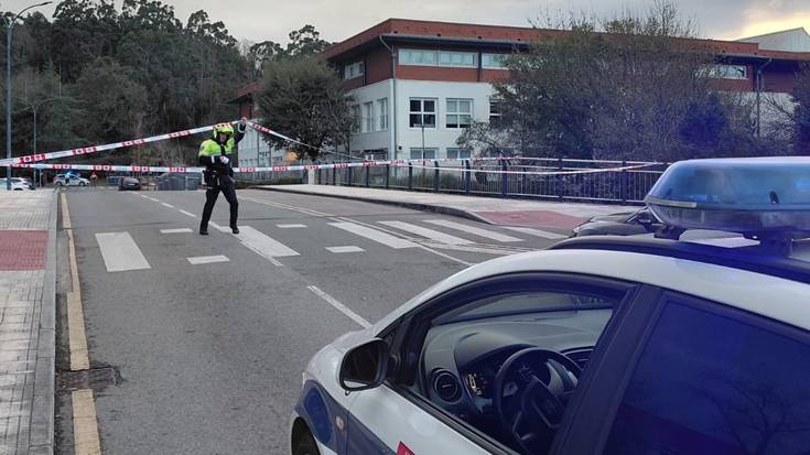 Gas-ihes bat izan da Faduran, obra batzuen ondorioz