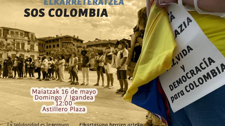 Kolonbiaren aldeko elkarretaratzea