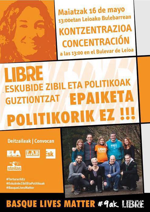 Erika Bilbaoren epaiketaren kontrako kontzentrazioa