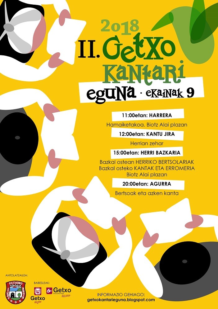 Getxo Kantari Eguna egingo dute zapatu honetan