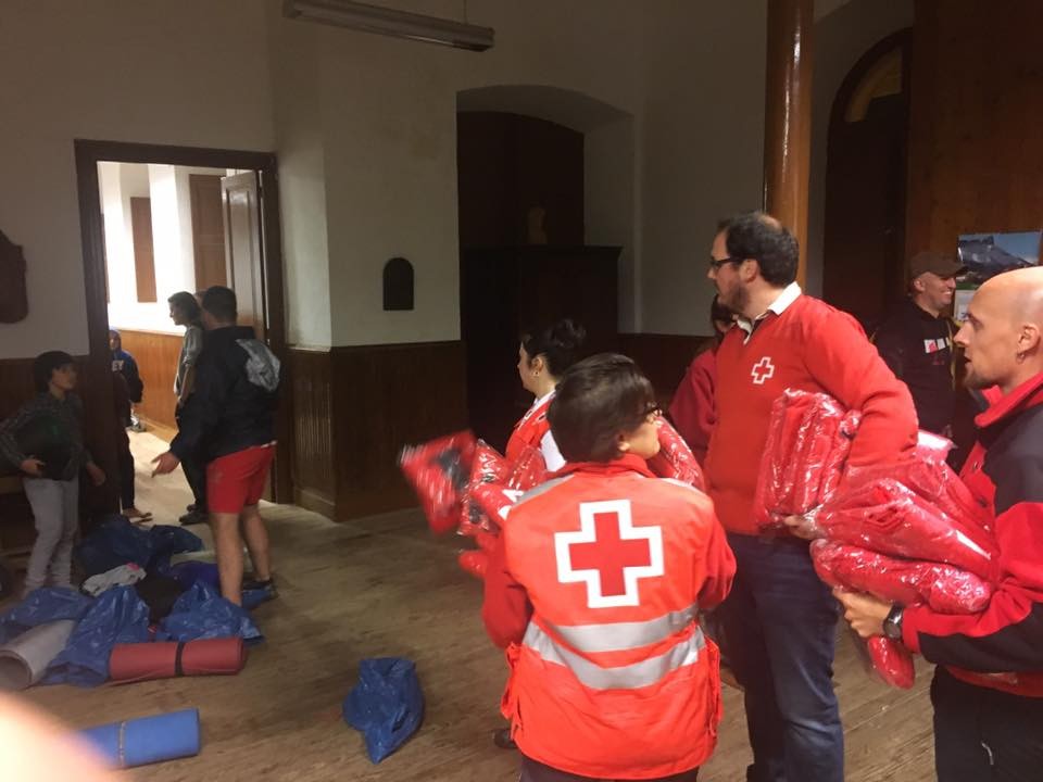 Itzubaltzetako eskauten udaleku bat utzarazi dute Aiaran, euri-jasengatik