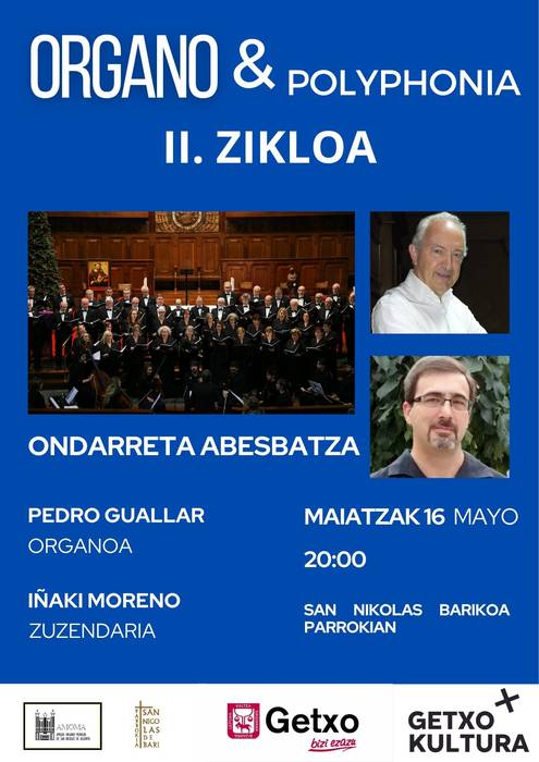 Kontzertua: Ondarreta Abesbatza eta Pedro Guallar