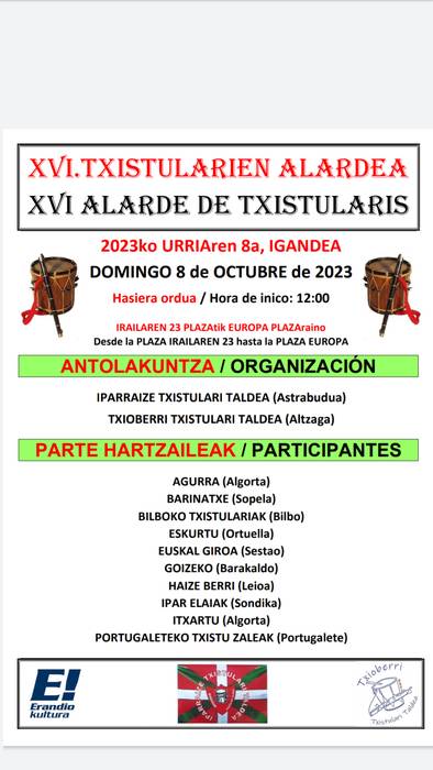 XVI. Txistularien Alardea