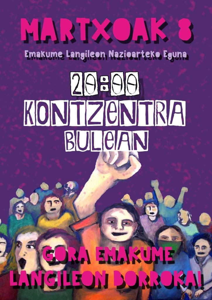 Kontzentrazio feminista egingo dute Leioan