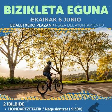Sopelako bidegorrien sare berritua aurkezteko Bizikleta Eguna ospatuko dute
