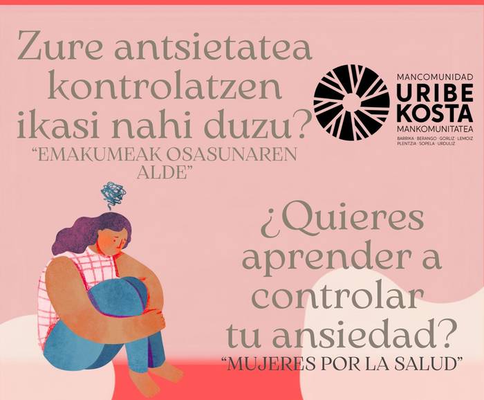 Uribe Kostako Mankomunitateak emakumeei antsietatea kudeatzeko doako programa eskainiko die