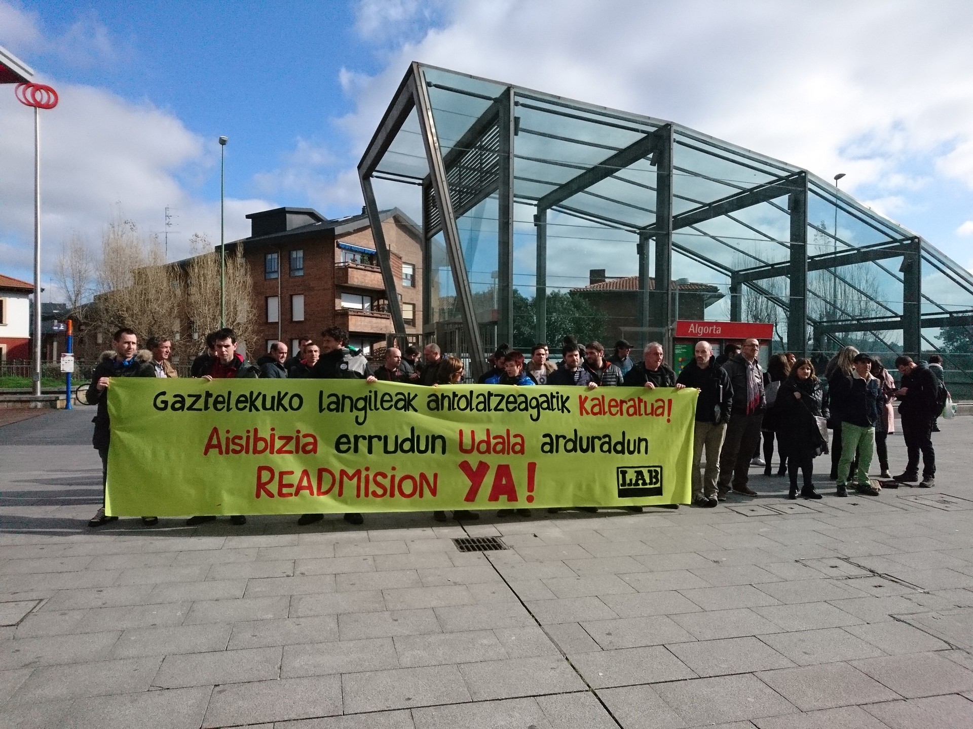 Gaztelekuko langile baten kaleratzearen harira, erantzukizuna eskatu dio LABek Getxoko Udalari