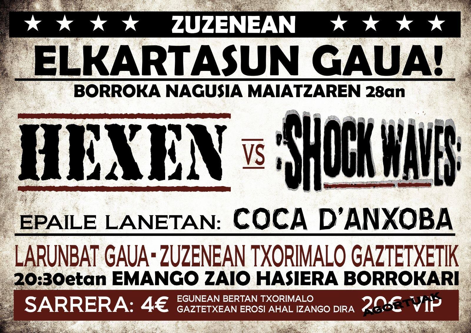 Elkartasun Gaua egingo dute zapatuan Txorimalo gaztetxean