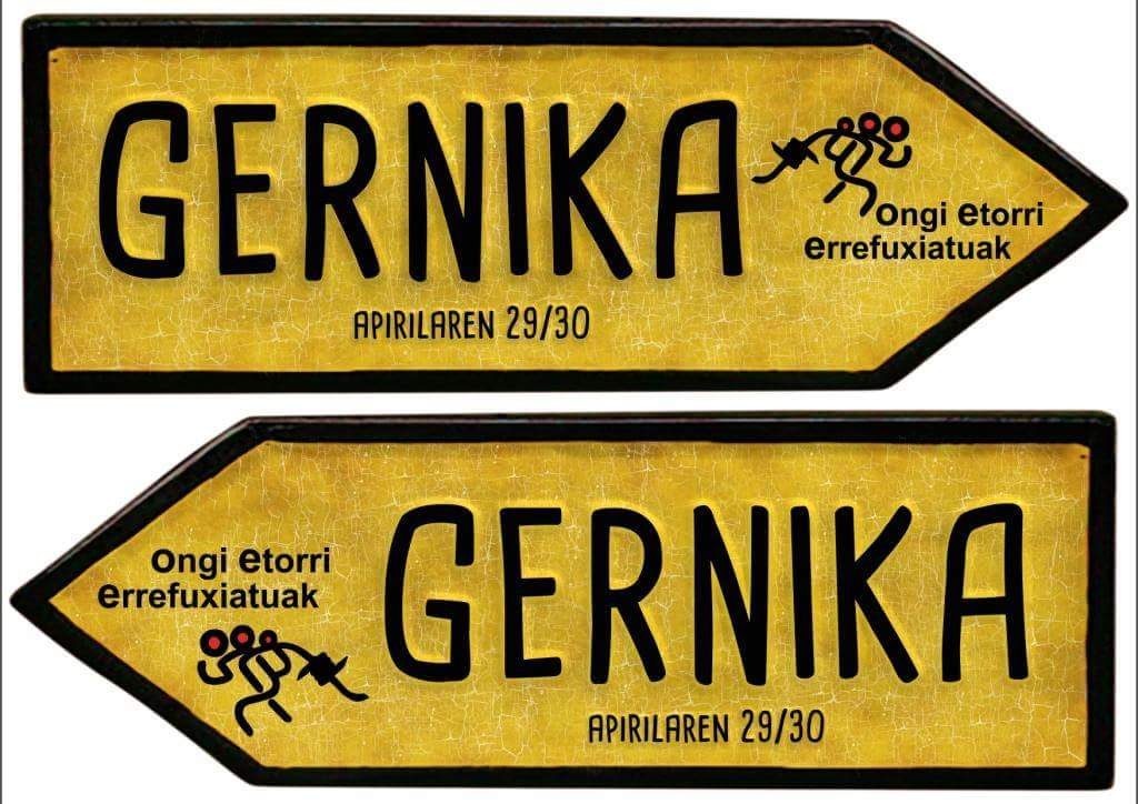Uribe Kostatik Gernikaraino martxa egingo dute, errefuxiatuen alde