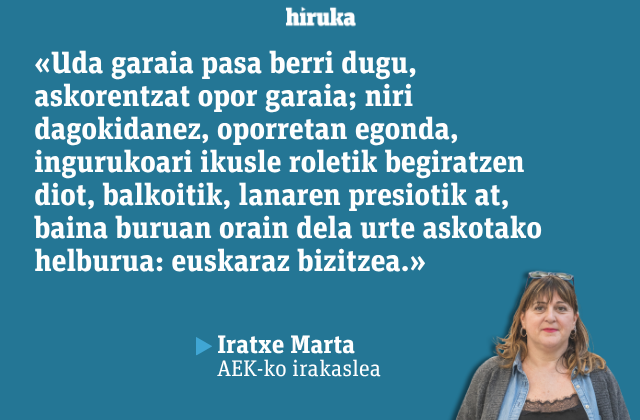 Etxekoandre ederra nintzen