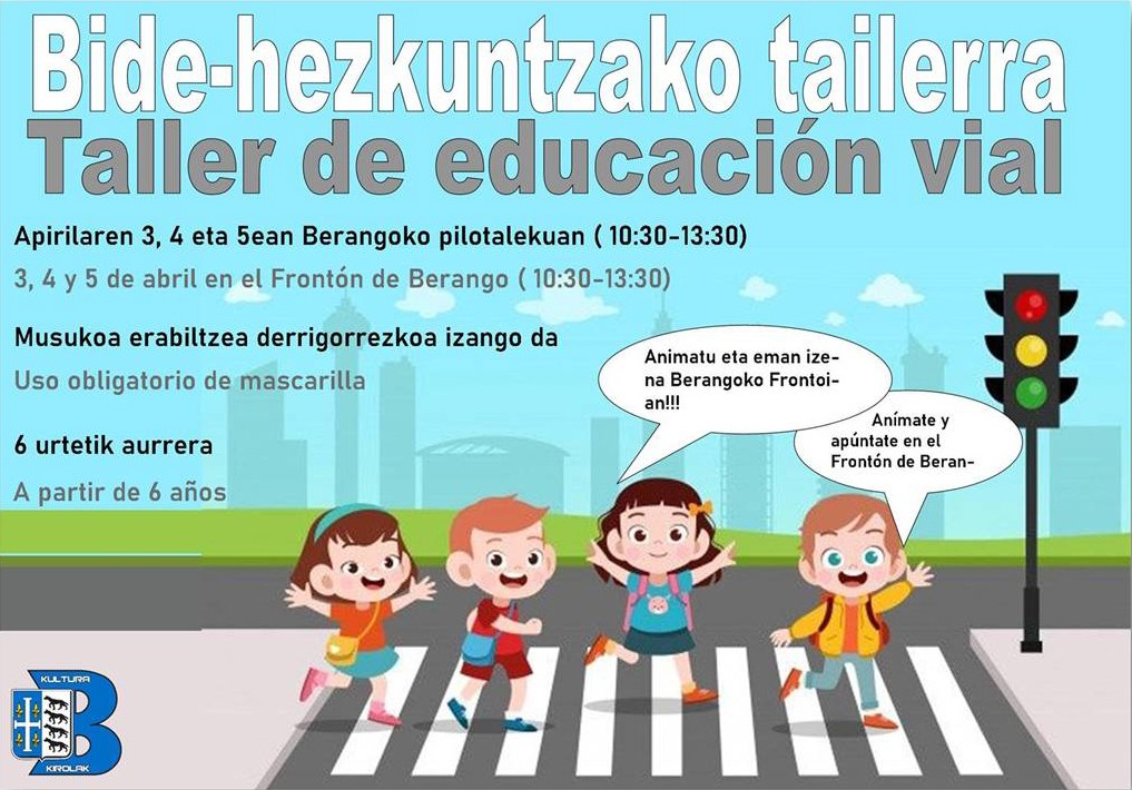 Bide-hezkuntzako tailerra egingo dute aste-akabuan Berangon