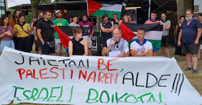 Palestinaren aldeko hitzaldia egingo dute azaroaren 6an Urdulizen