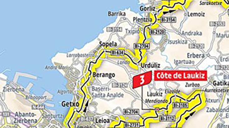 Frantziako Tourreko etapak mugikortasuna eta jarduera nabarmen mugatuko ditu Getxon uztailaren 1ean