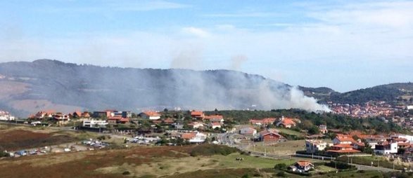 Sutea isiotu da Barrikako San Telmo auzoko basoan