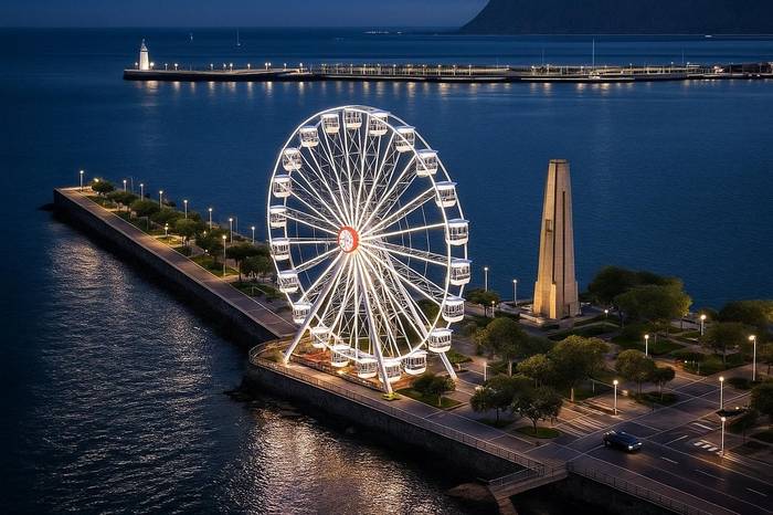 24 metroko noria bat jarriko dute Gabonetan Getxon, Bizkaiko handiena