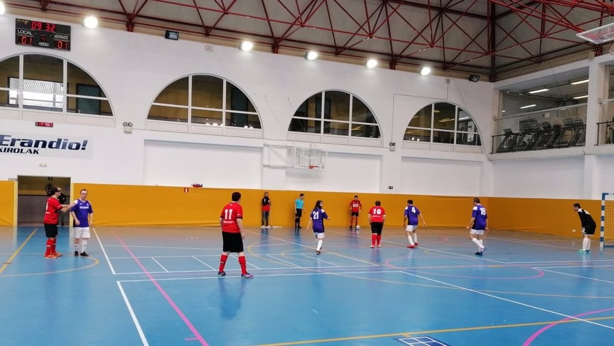Urritasun intelektuala duten pertsonentzako areto futboleko Euskal Kopa egingo dute zapatuan Erandion