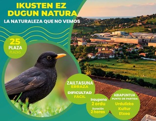 'Ikusten ez dugun natura' ezagutzeko ibilbidea antolatuko dute Urdulizen