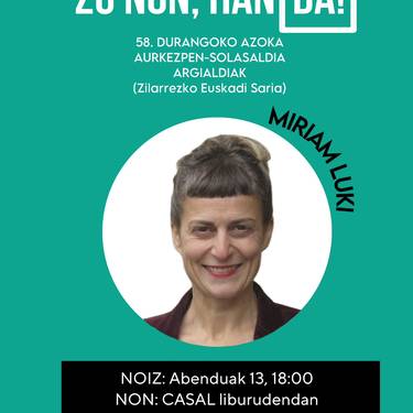 Aurkezpen-solasaldia: "Argialdiak"