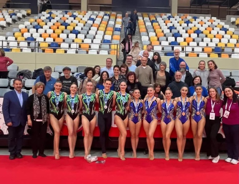 Sakonetak bi podium "historiko" eskuratu ditu gimnastika erritmikoko Espainiako Kopan