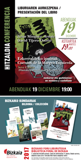 Ezkerraldeko ipuinak izenburuko liburuaren aurkezpena