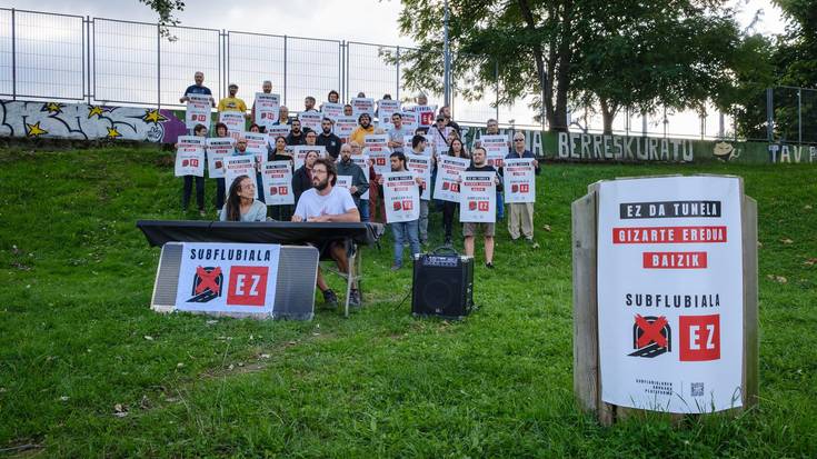 Tunelaren proiektua geldiarazteko beharraz ohartarazteko kanpaldia egingo dute Artatza parkean