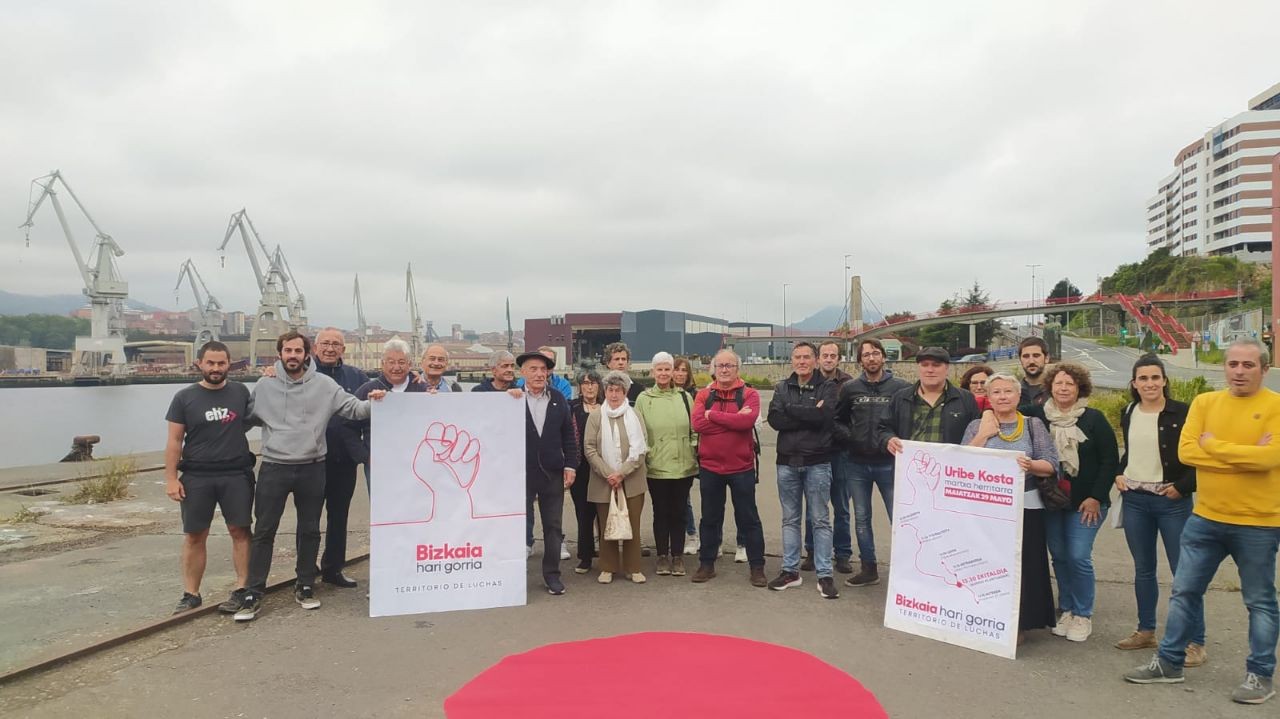 Bizkaia Hari Gorriaren baitan, herri-martxa antolatu dute maiatzaren 29rako