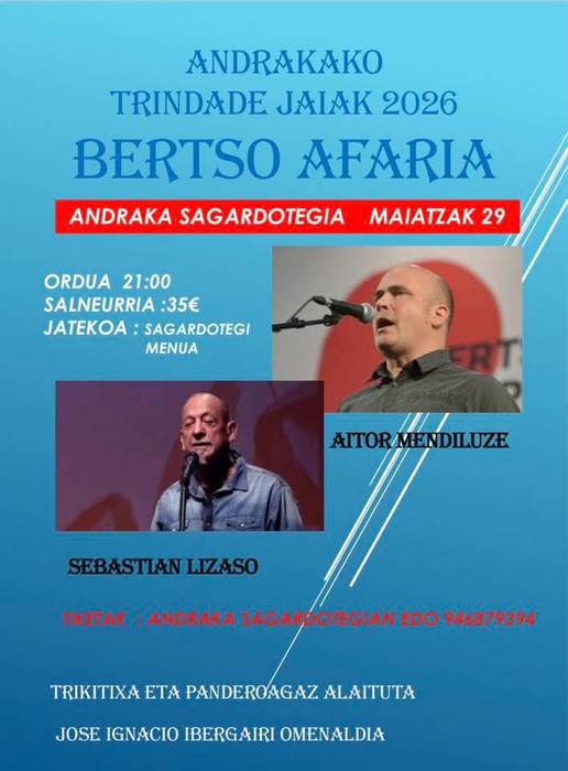 Badatoz Andrakako Trinidate Jaiak