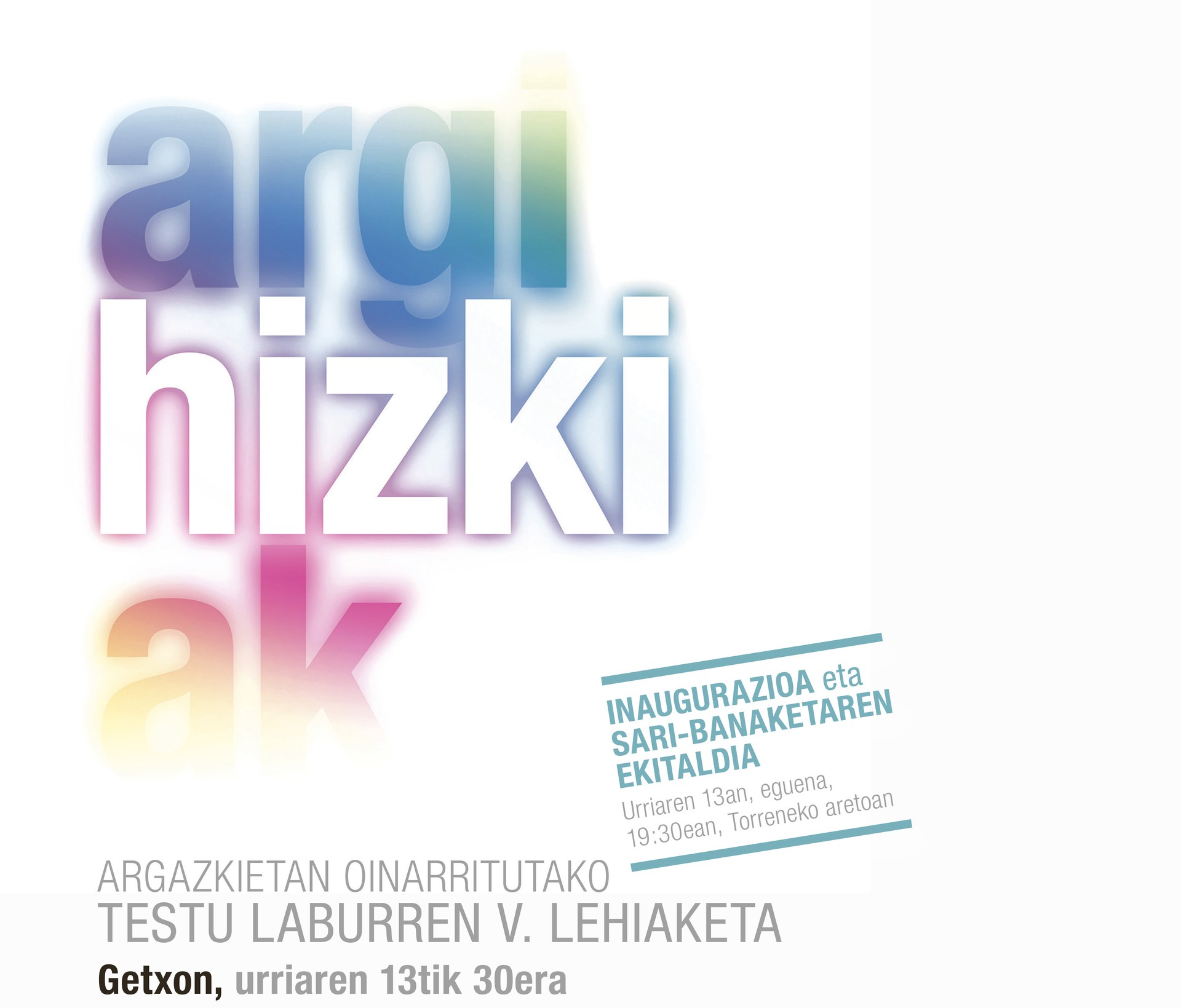 Gaur, eguena, izango da V. ArgIHIzkiak erakusketaren inaugurazioa eta sari-banaketaren ekitaldia