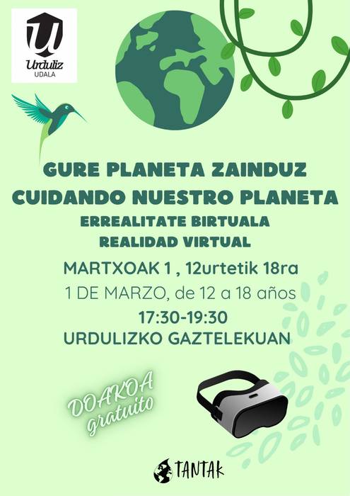 Tailerra: "Gure planeta zainduz"