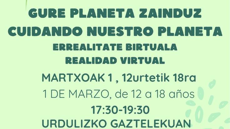 Tailerra: "Gure planeta zainduz"