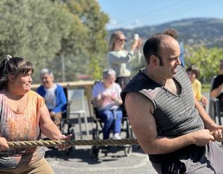 Kirol Eguna ospatu dute Barrikako Gaude eguneko zentroan