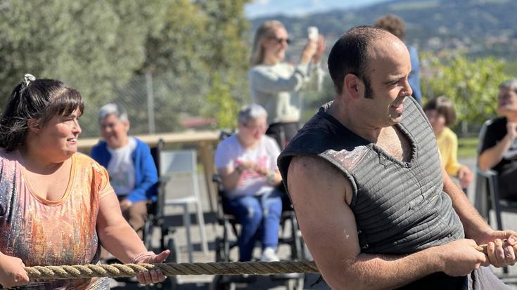 Kirol Eguna ospatu dute Barrikako Gaude eguneko zentroan