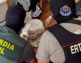 Droga-trafikoan aritzen zen talde kriminal bat desegin dute Getxon