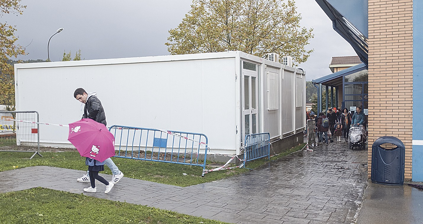 Lau proposamen Zipiriñe eskolaren leku-arazoei aurre egiteko