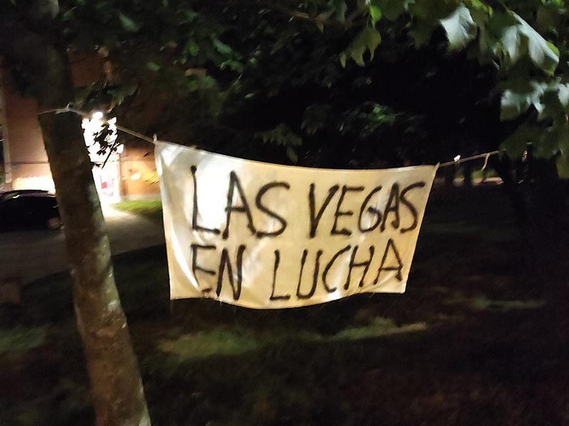 Las Vegas auzoko herritarrek bizi-baldintza duinak exijitzeko giza-katea egingo dute bihar