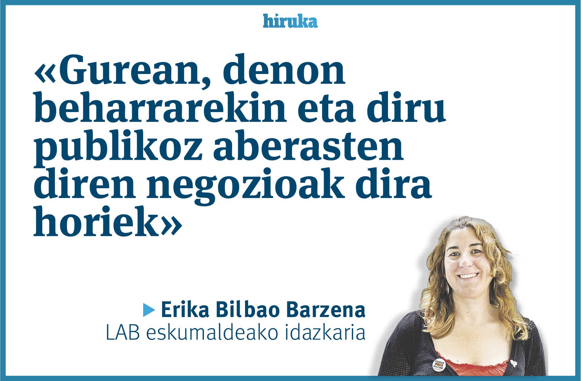 Bizitzak gainezka egin ez dezan
