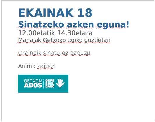 Sinatzeko azken eguna