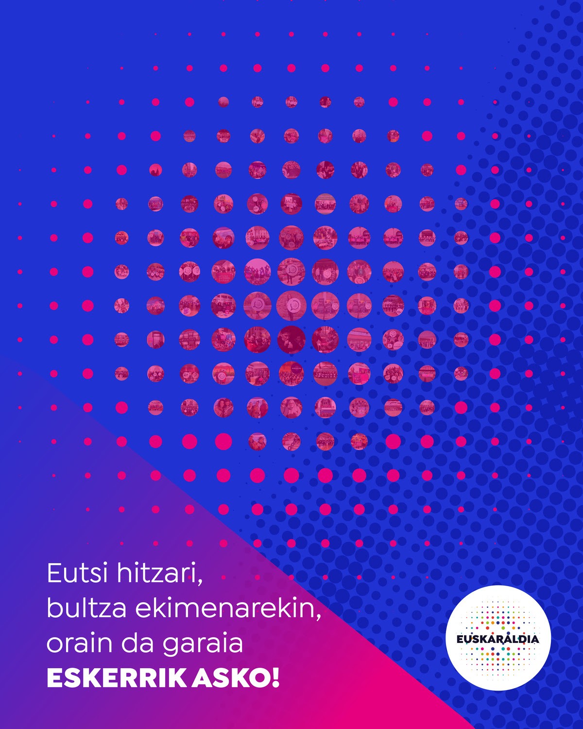 Euskaraldian bizi izandakoak batzeari ekin diote antolatzaileek