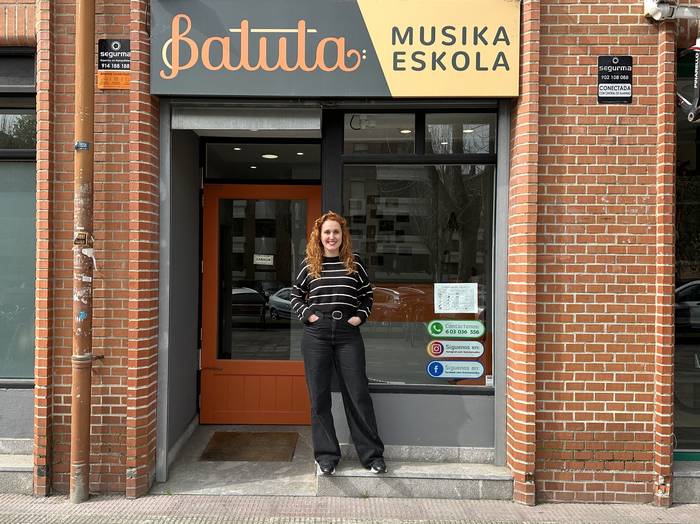 Irantzu Garamendi: "Sormen musikalari leku askea eskaintzen diogu, ikasleek beraien obra musikalak konposatzeko bultzada eta laguntzagaz"