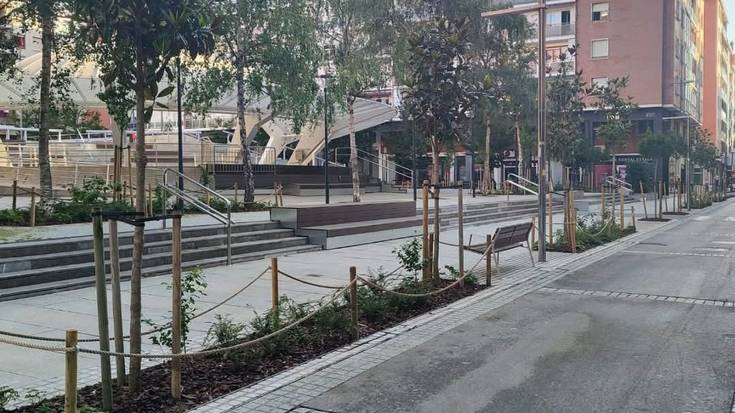 Astrabuduko Josu Murueta plazako lanak bukatutzat eman ditu Erandioko Udalak
