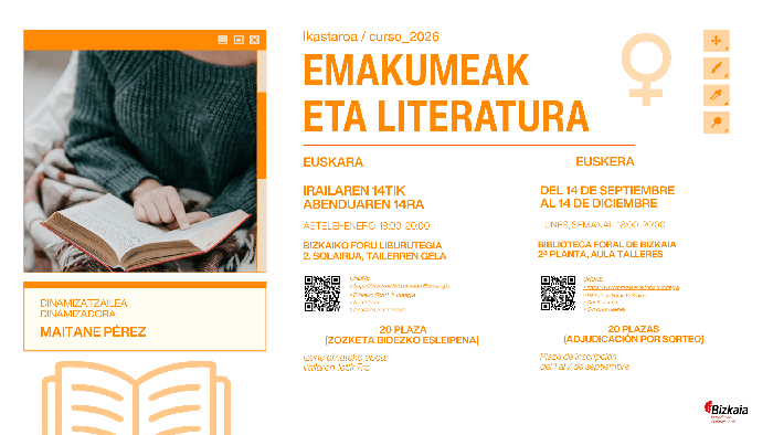 Ikastaroa: Emakumeak eta literatura