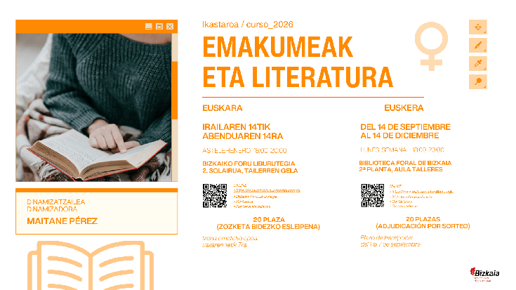 Ikastaroa: Emakumeak eta literatura