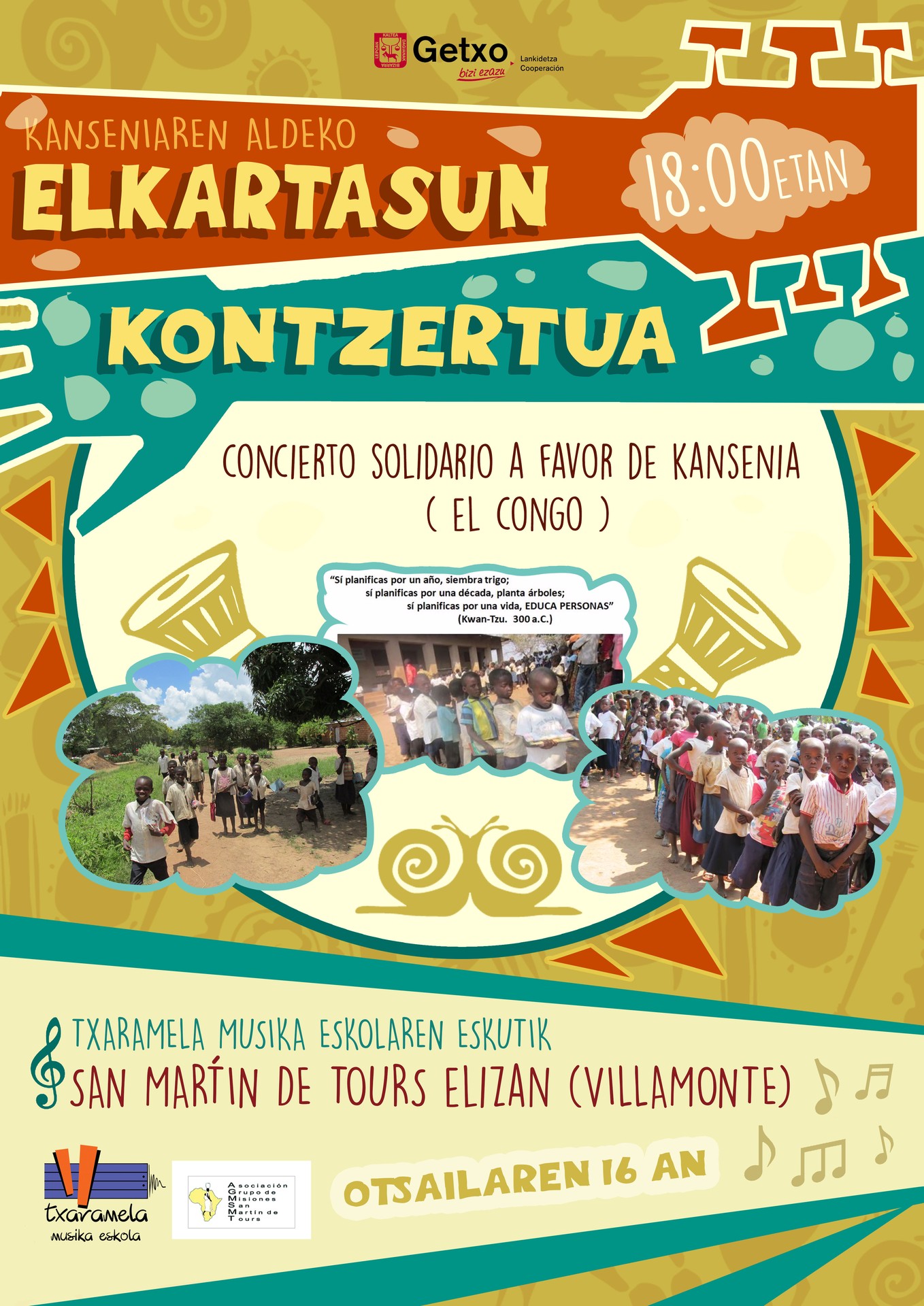 Txaramela Musika Eskolako umeen koroak kontzertu solidarioa eskainiko du domekan