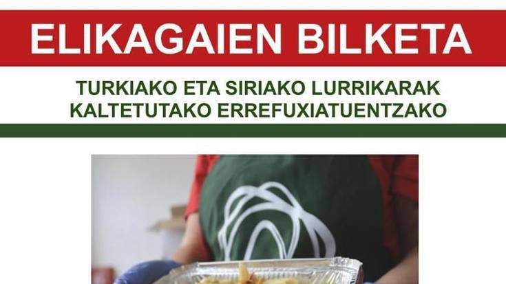 Zaporeak erakundeak Turkia eta Siriako lurrikarak kaltetutakoei laguntzeko elikagaiak batuko ditu