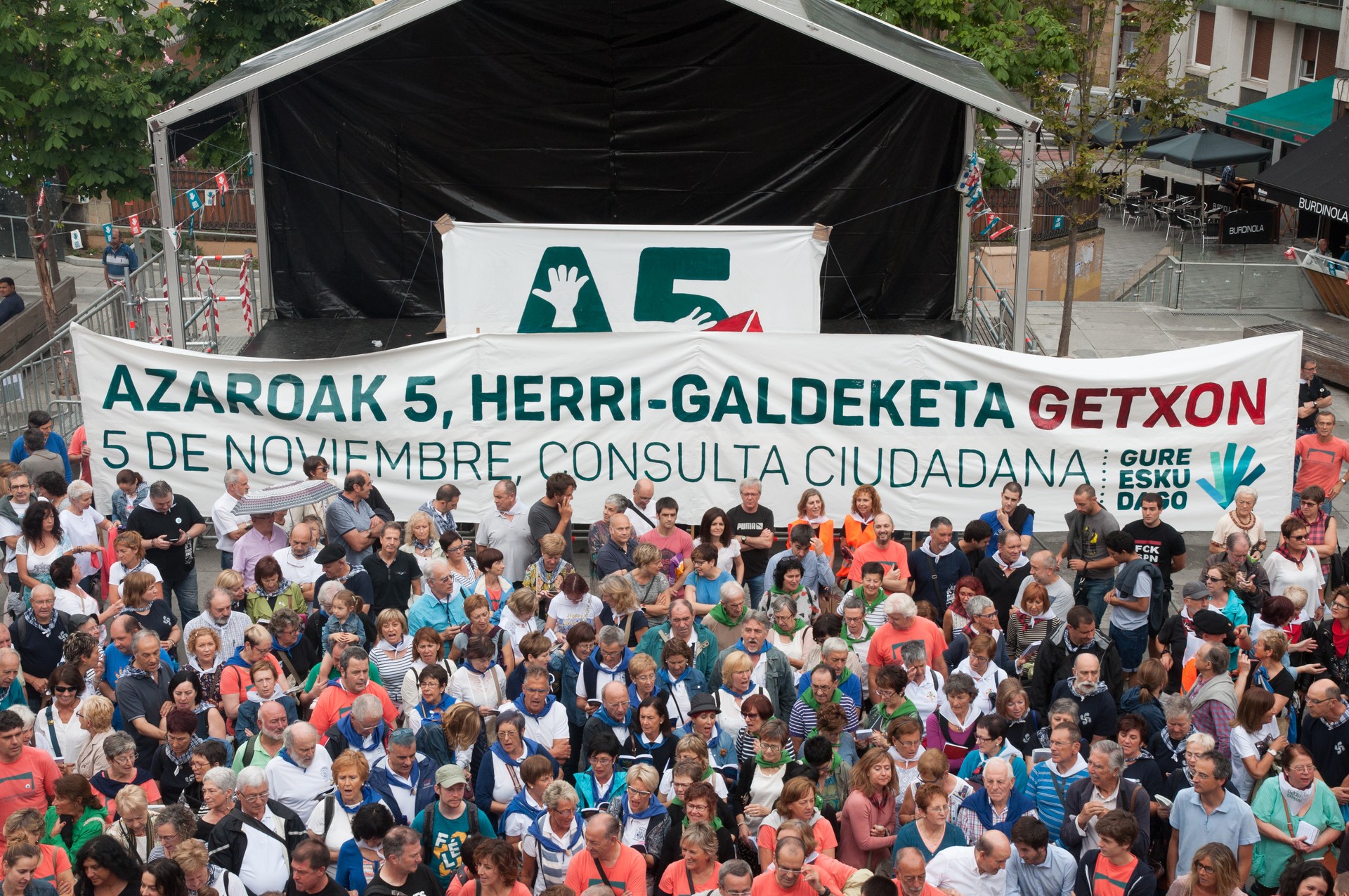 Azaroaren 5ean erabakitzeko eskubidearen herri-galdeketa egingo dute Getxon