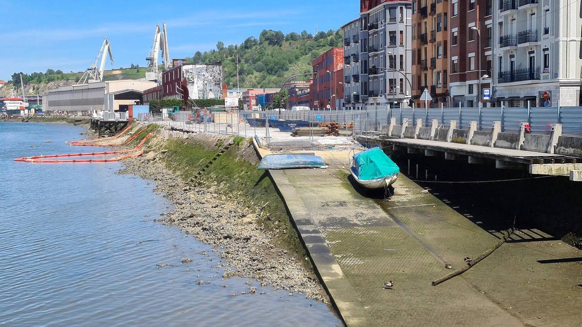 Gorpu bat aurkitu dute itsasadarrean, Barakaldo eta Erandio arteko parean