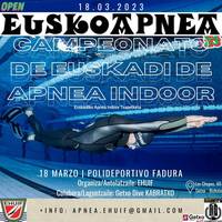 Euskadiko Apnea Indoor Txapelketa egingo dute zapatuan Algortako Fadura kiroldegian