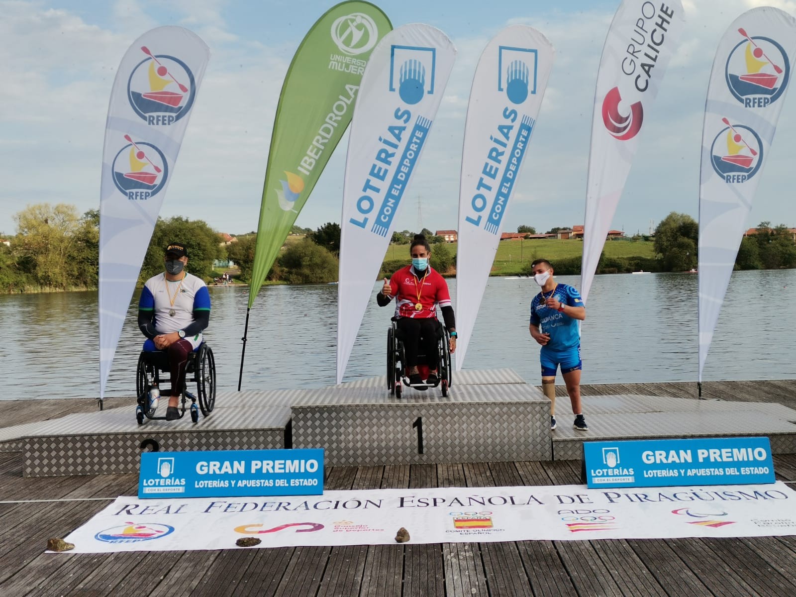 Higinio Riverok lau podium eskuratu ditu Espainiako Esprint Txapelketan