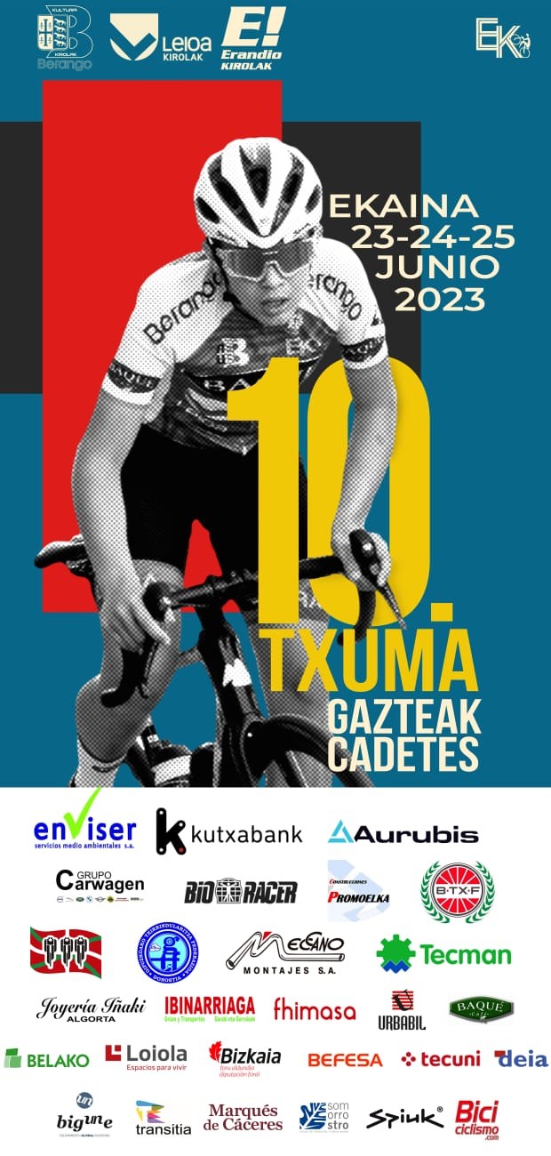 Gazteen X. Txuma Memorial txirrindularitza-lasterketa abiatuko dute gaur
